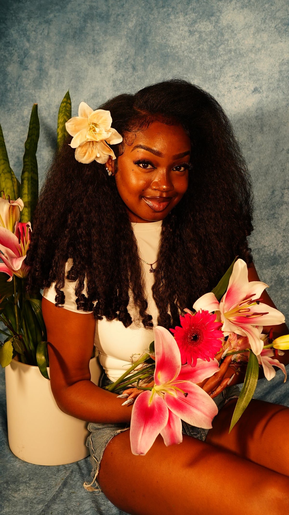 Faux Flower Clip Bundle